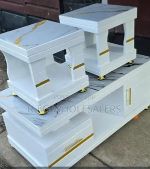 COFFEE TABLE  With Glass/Marble Topping With