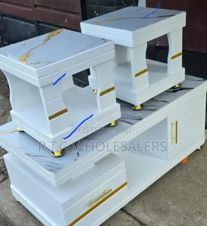COFFEE TABLE  With Glass/Marble Topping With