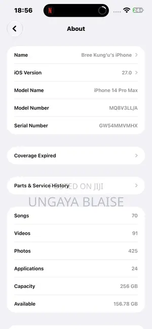 Apple iPhone 14 Pro Max 256 GB Purple