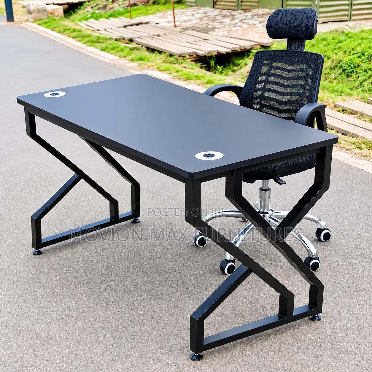 Office Table,chair Stand Laminated Top