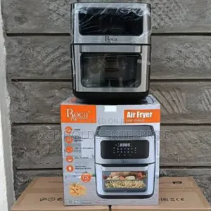 12 Litres Roch Digital Airfryer, Grill & Turn Cage - Glass Display