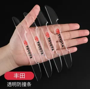 8pc Toyota Transparent Car Door Cup &Handle Protection Stickers