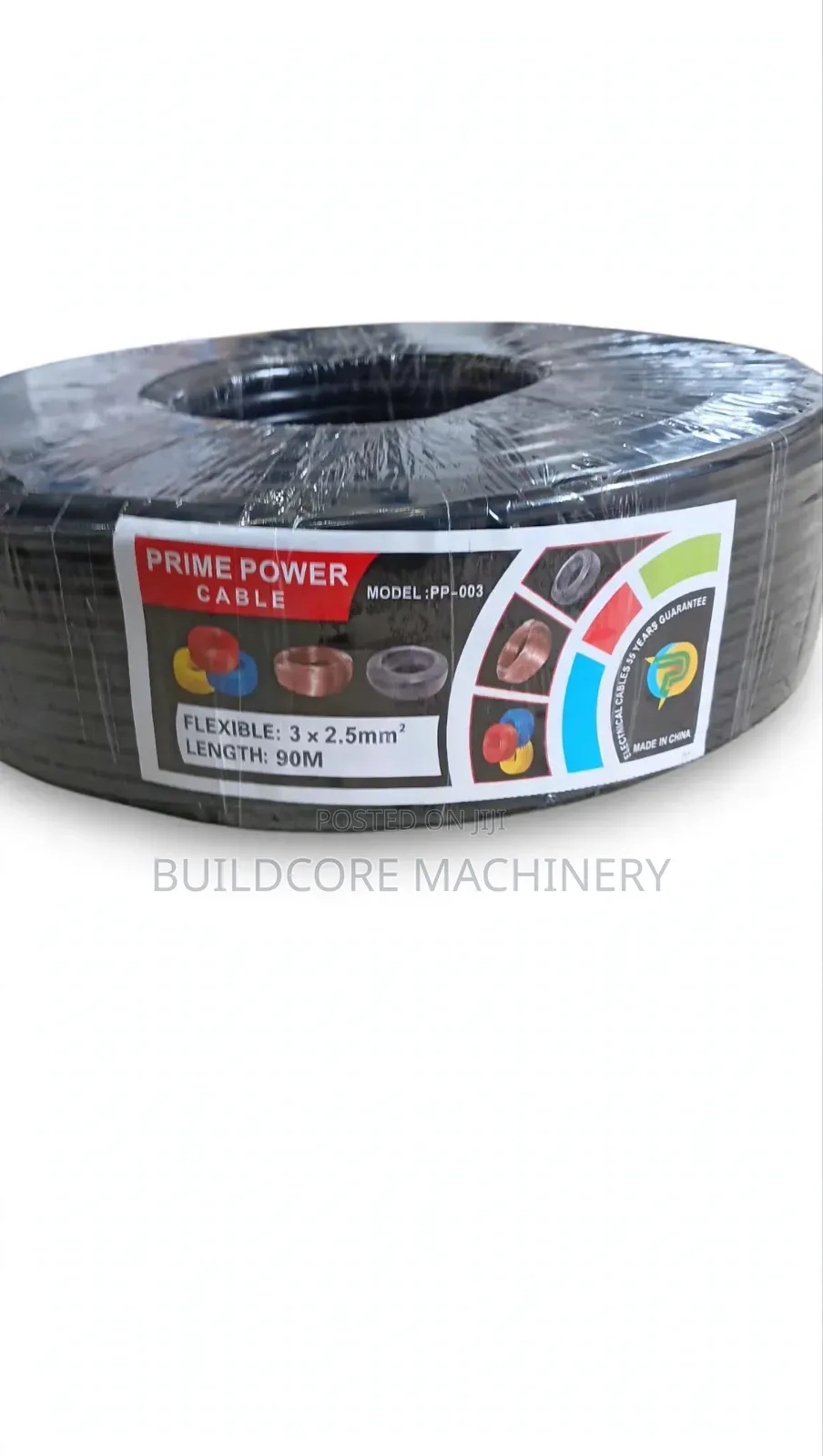 90metres Prime Power 2.5mm 3core Flexible Cable