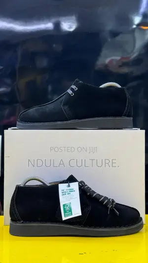 Desert Trek Black Suede