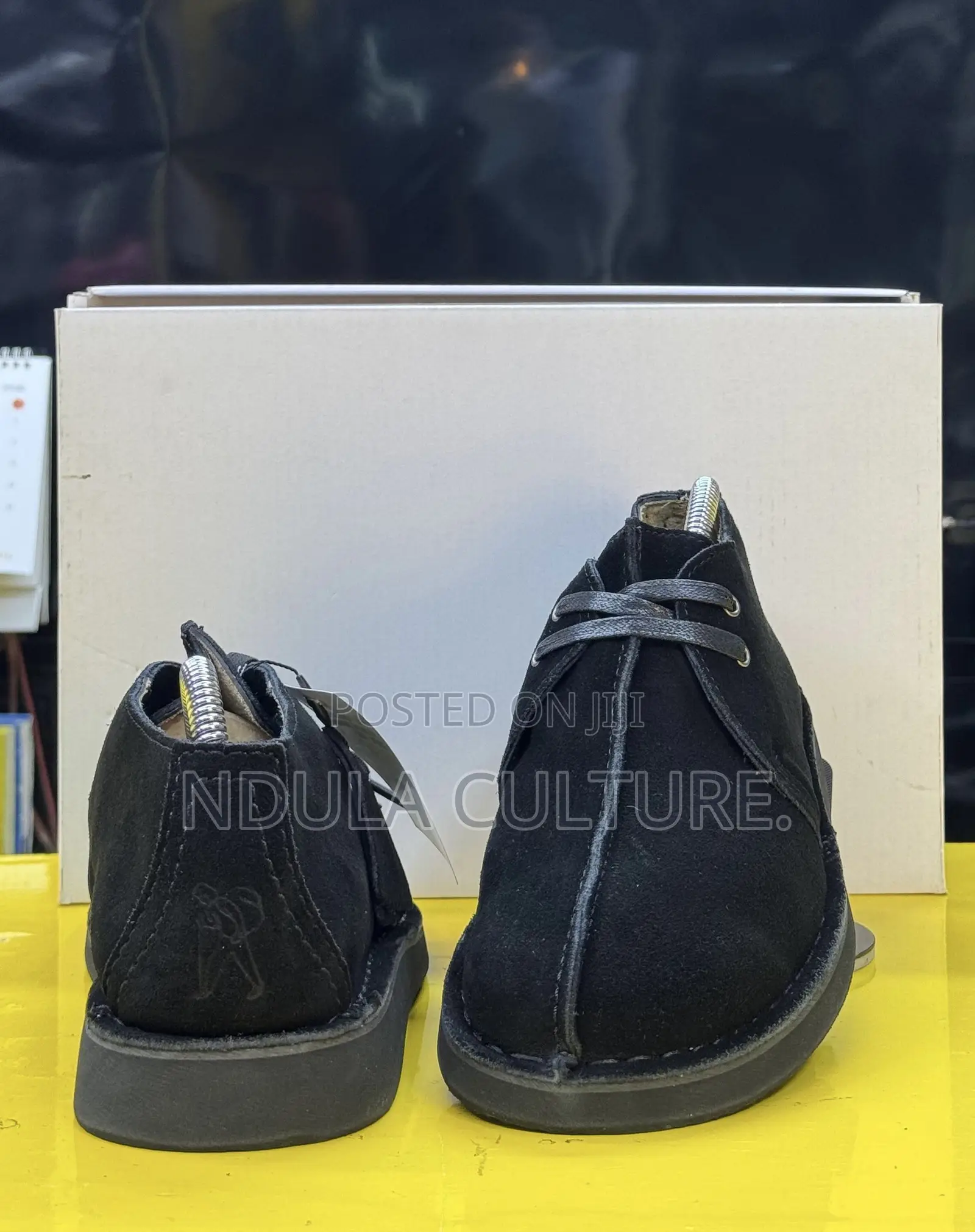 Desert Trek Black Suede
