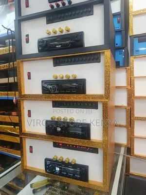 Juakali Amplifier With Boschman Equaliser Kenwood Radio Red Board Amp