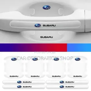 Clear Subaru Branded Door Handle ,Bowl Stickers