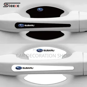 Clear Subaru Branded Door Handle ,Bowl Stickers