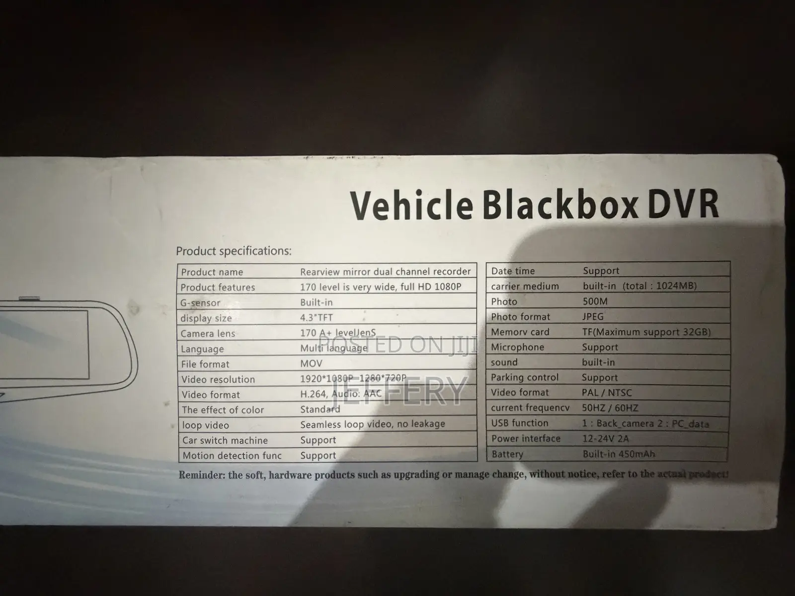 Rear View Mirror With Reverse Camera