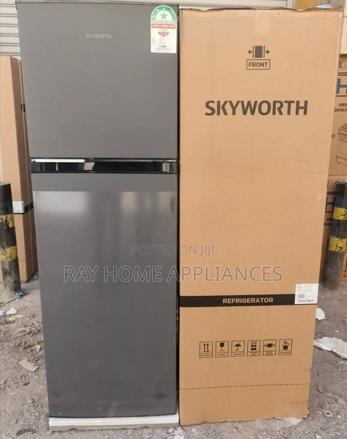 280litres Skyworth  Double Door NO FROST Refrigerator