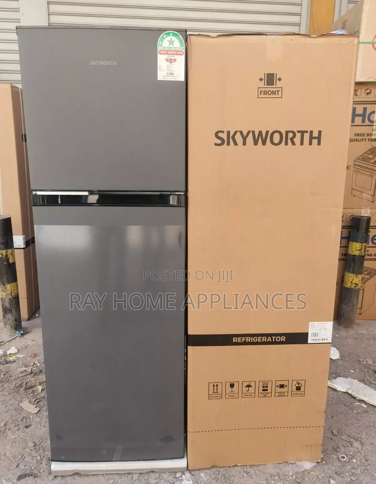 280litres Skyworth  Double Door NO FROST Refrigerator