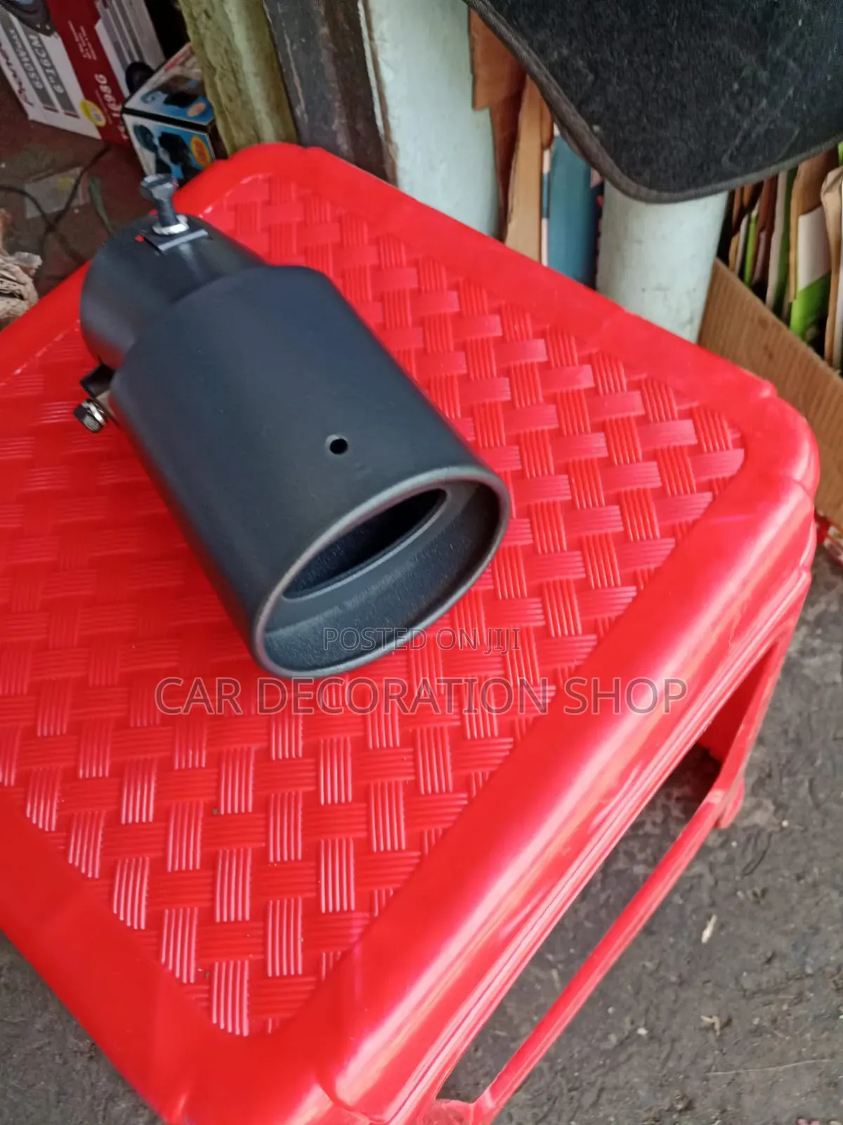 Slip on Exhaust Tailpipe Finisher Decorative Muffler Tip