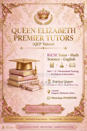 IGCSE Tutor -Math Science English -Westlands Kangemi - Year 1- 11