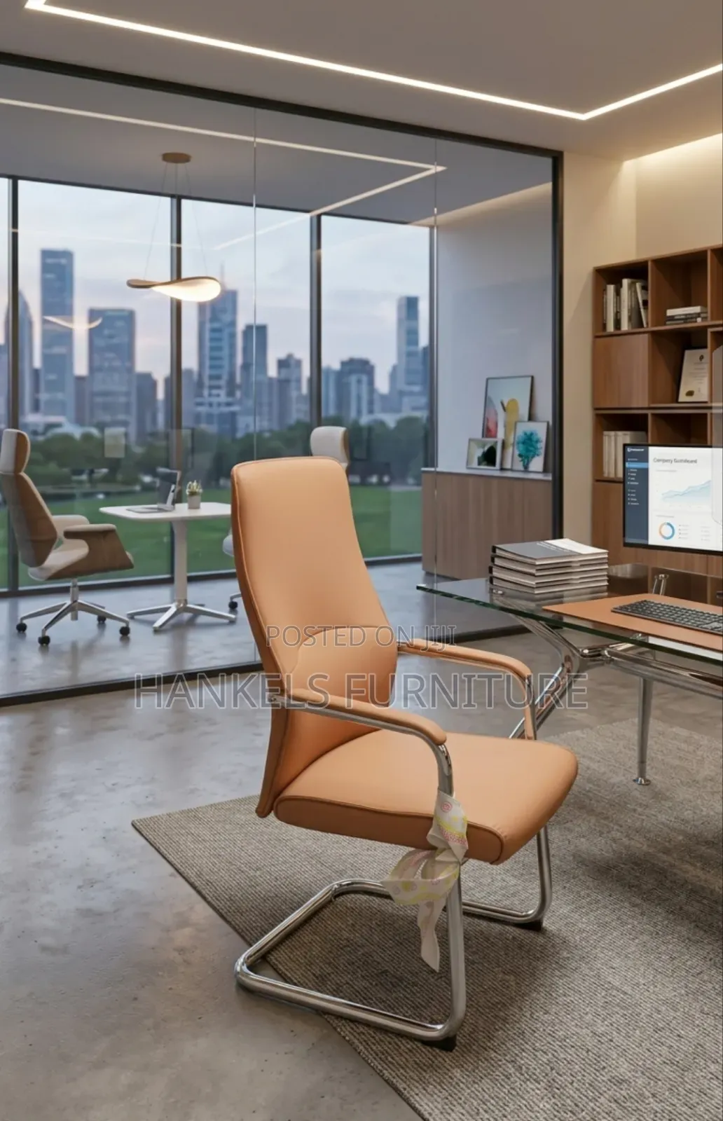 Premium Executive Cantilever Chair – Modern Office Seating