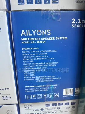 40Watts - SB401K Ailyons 2.1ch Soundbar Speaker System