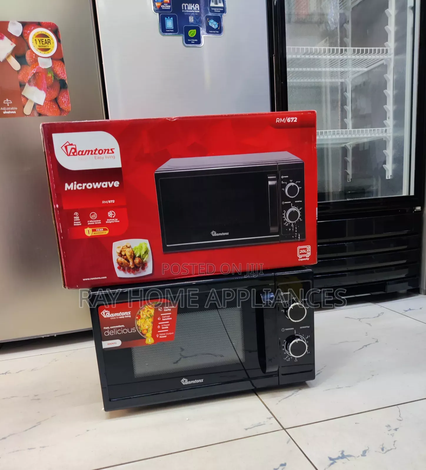 20litres Ramtons Microwave Manual RM672