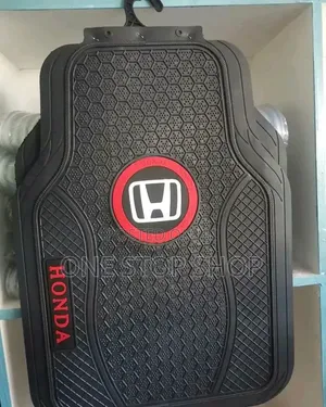 5pc BMW or Honda Logo Badge Rubber Mats