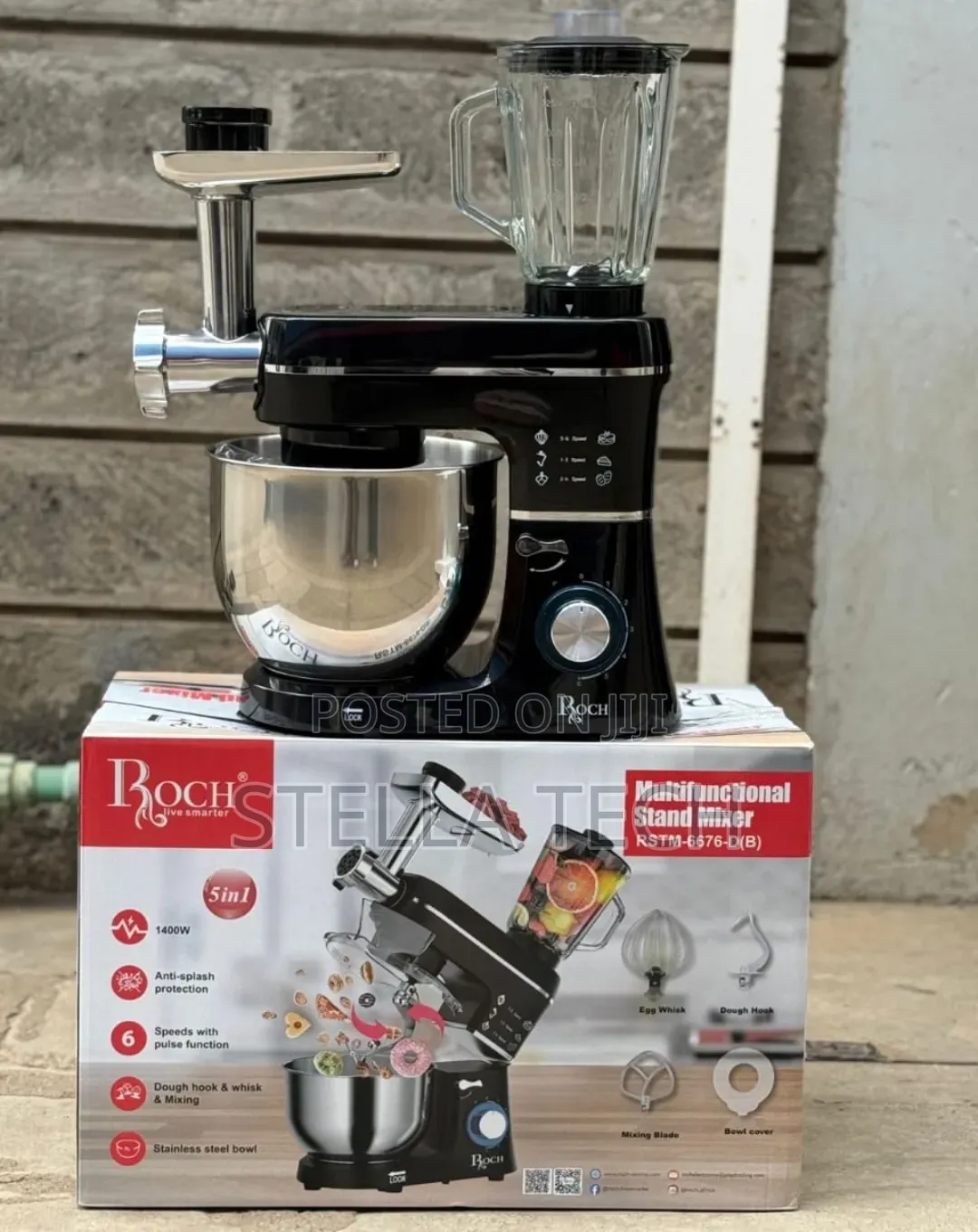 5 in 1 Roch Multifunctional Stand Mixer