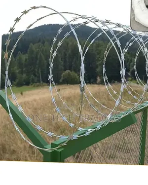 10m Razor Wire - Silver Galvanized
