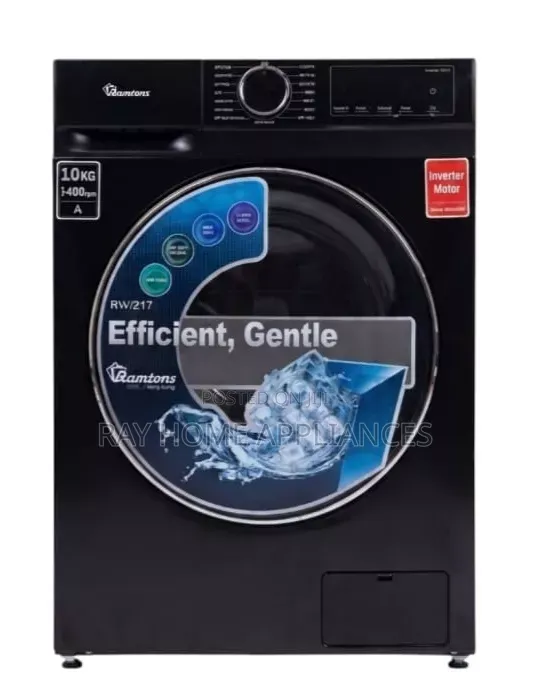 10kgs Ramtons Washing Machine Wash and Spin BLACK RW217