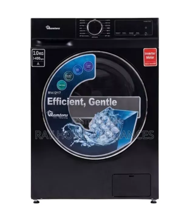 10kgs Ramtons Washing Machine Wash and Spin BLACK RW217