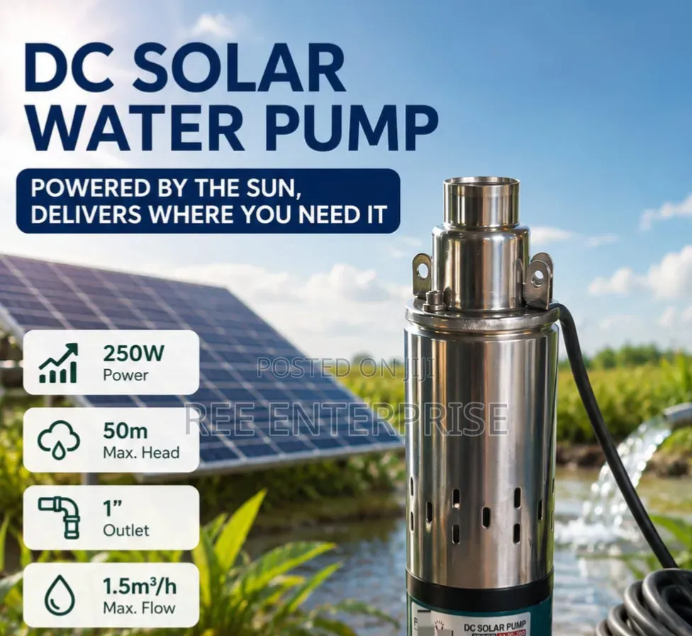 250 Watts DC Solar Water Pump 🔥🔥