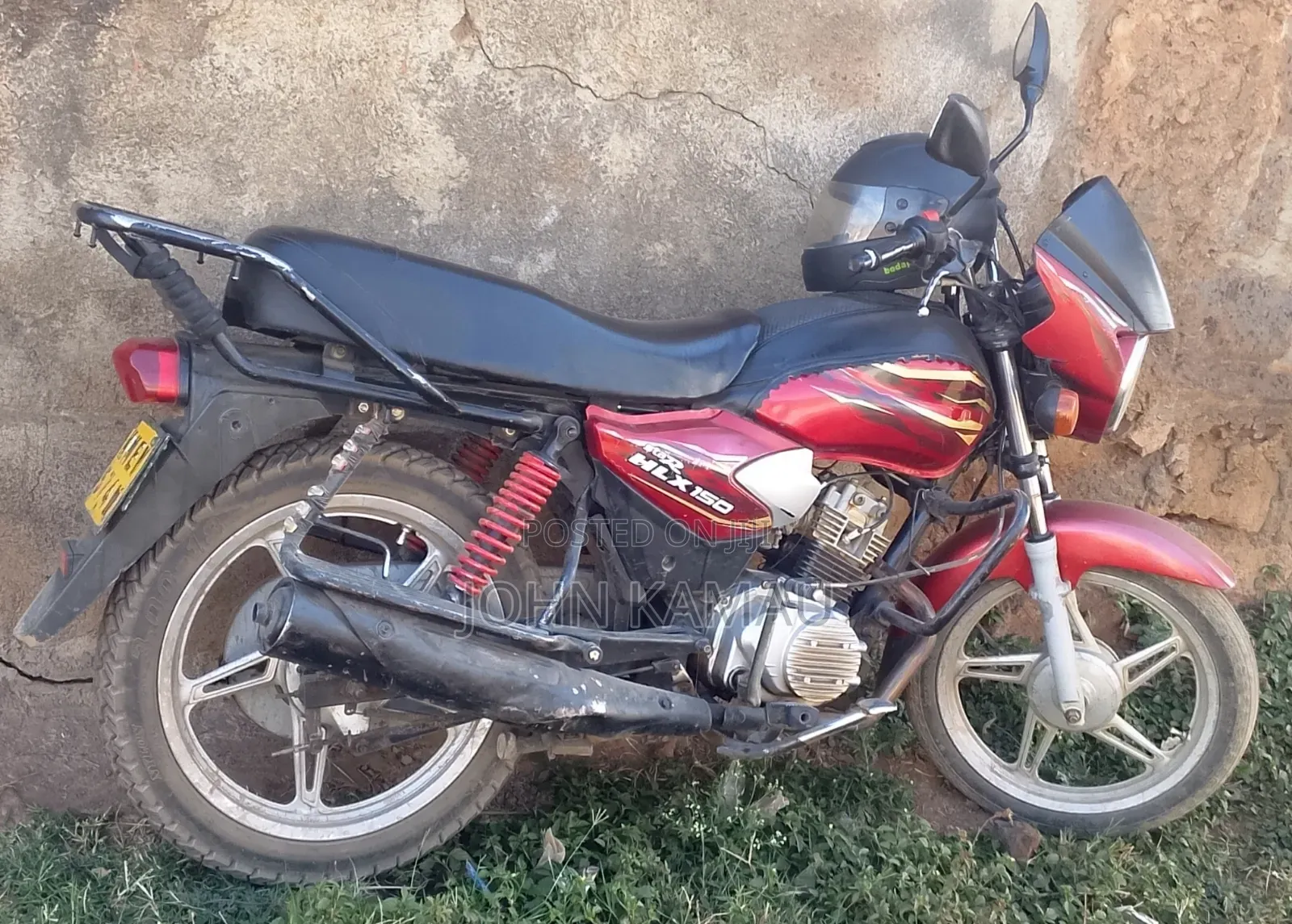 TVS HLX Plus ES 2018 Red