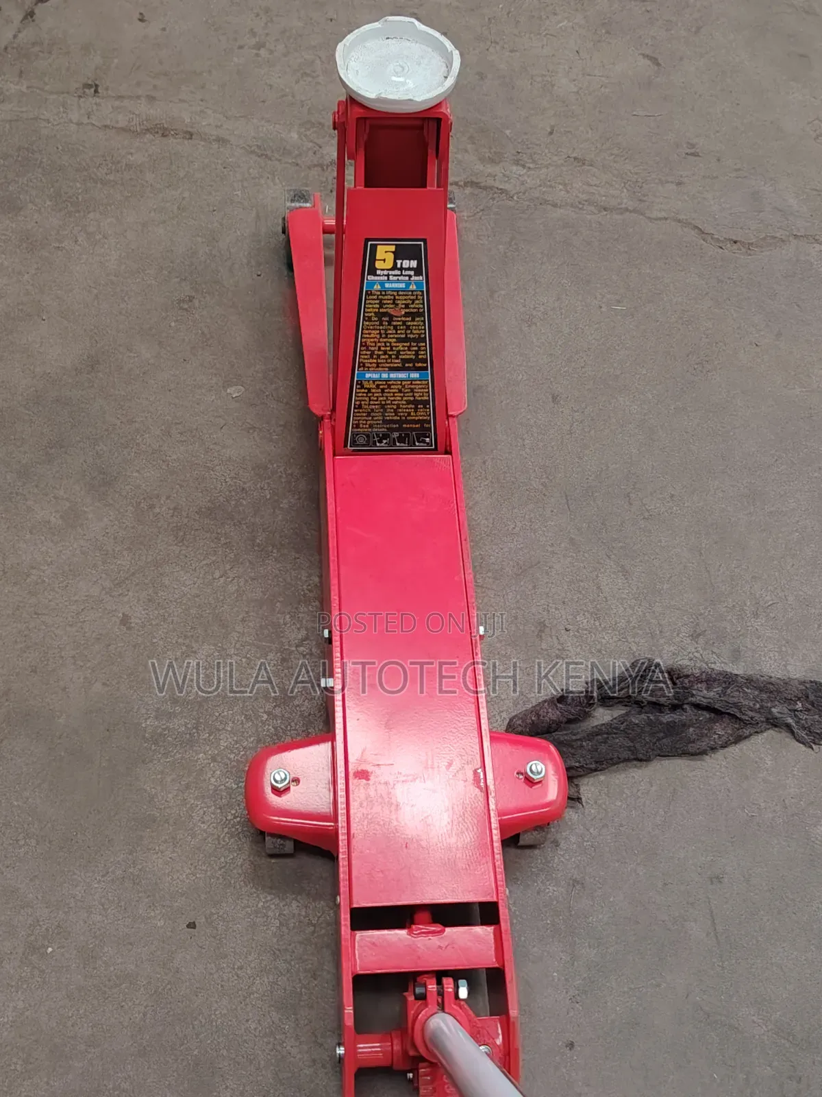 Enhanced Underbody Inspection Safety Trolley Jack 5tns