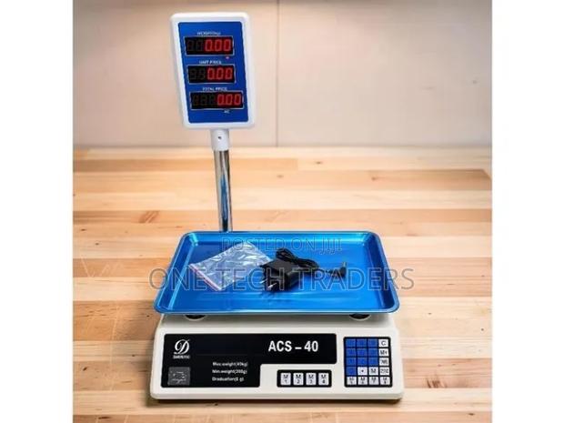 40kgs Electromate Digital Computing Weighting Scale With Arm - thumbnail 2
