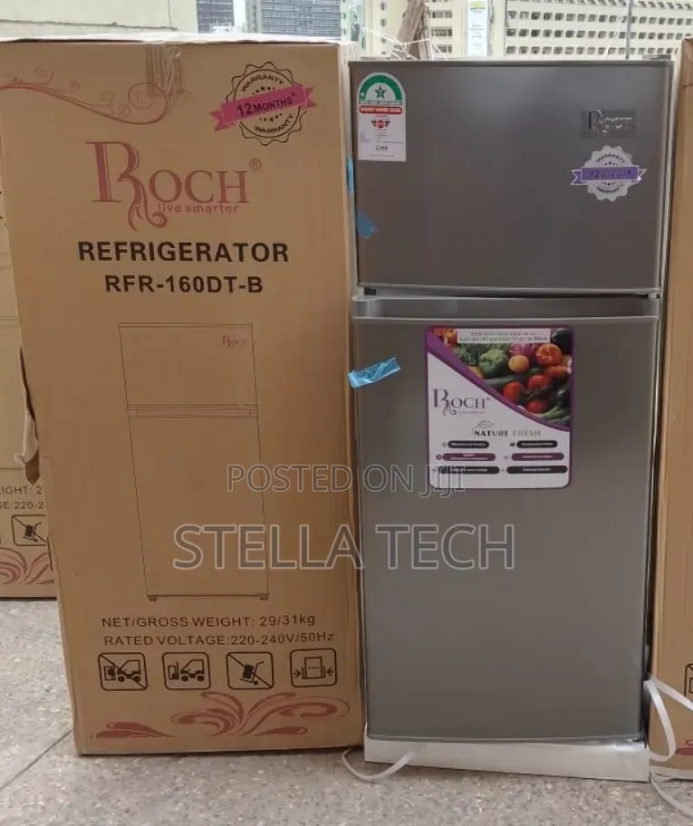 Roch 128litres RFR-160DT-B Double Door Refrigerator