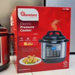 Ramtons Electric Pressure Cooker 8Litres RM782 With18 Cooking Functios