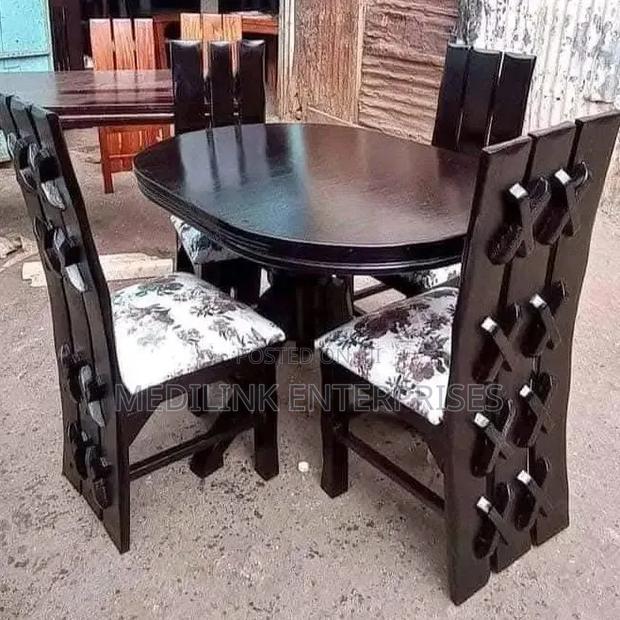 Oval Durat 4 Seater Dinning Table Set
