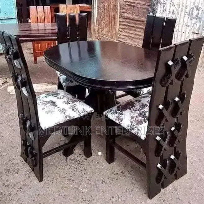 Oval Durat 4 Seater Dinning Table Set