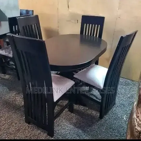 Oval Durat 4 Seater Dinning Table Set