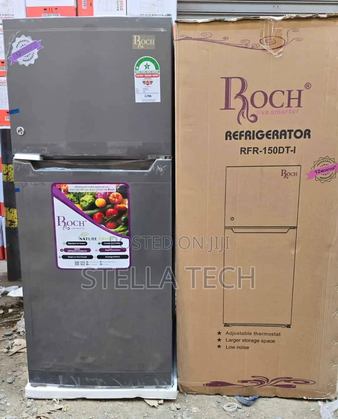 Roch 150dt Double Door Refrigerator