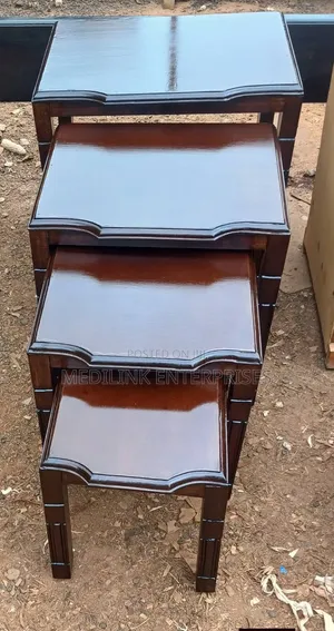 Wooden Walnut Durable Nestle Stools