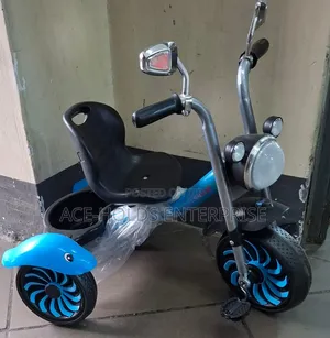 Kids Decorated Tricycle With Dummy Flash Light