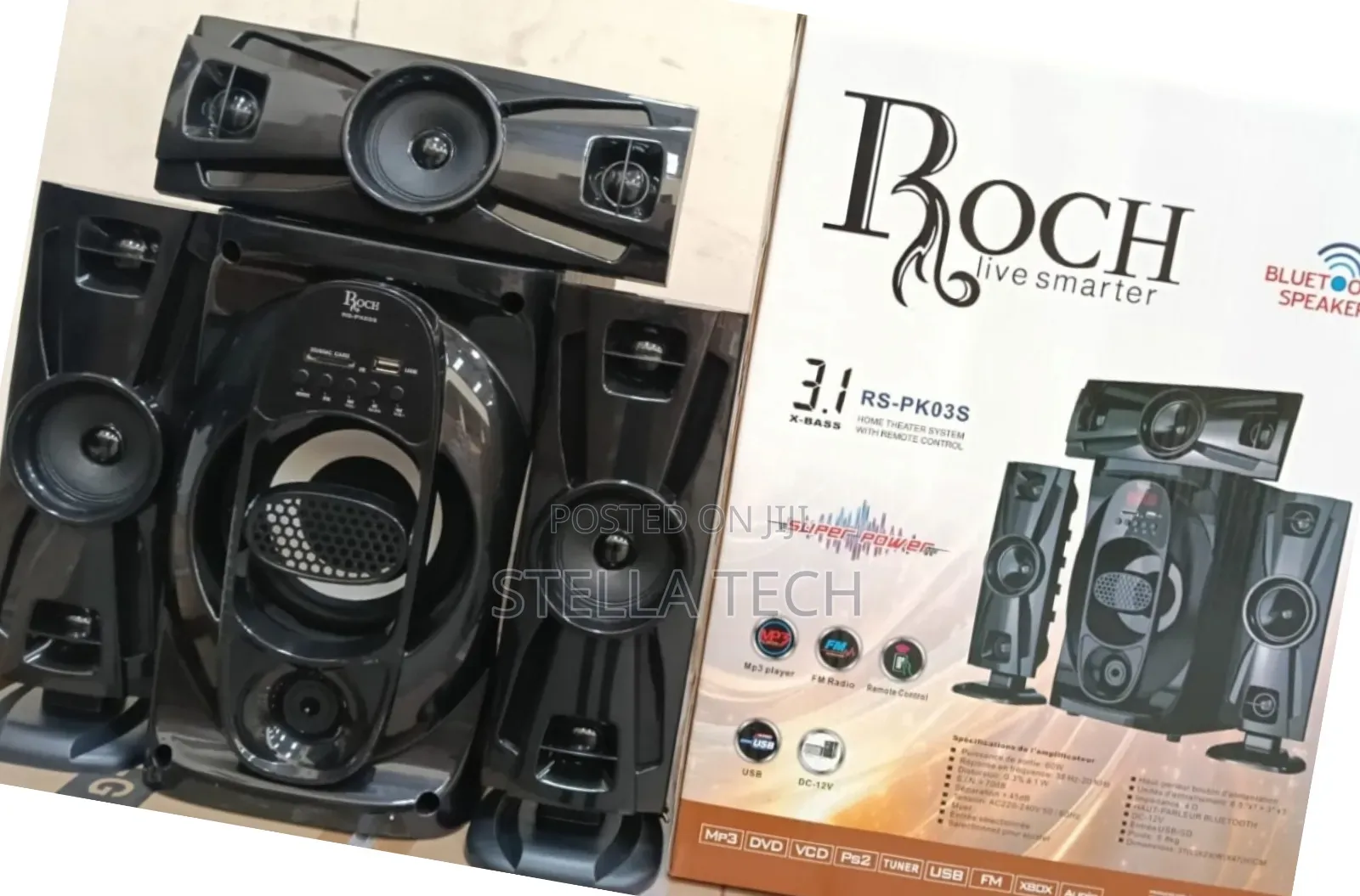 Roch 3.1ch Homethearte Multimedia Speaker System
