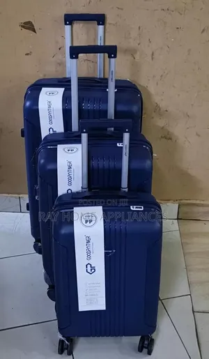 Navy Blue Size 2 3 in 1 Suitcase Set