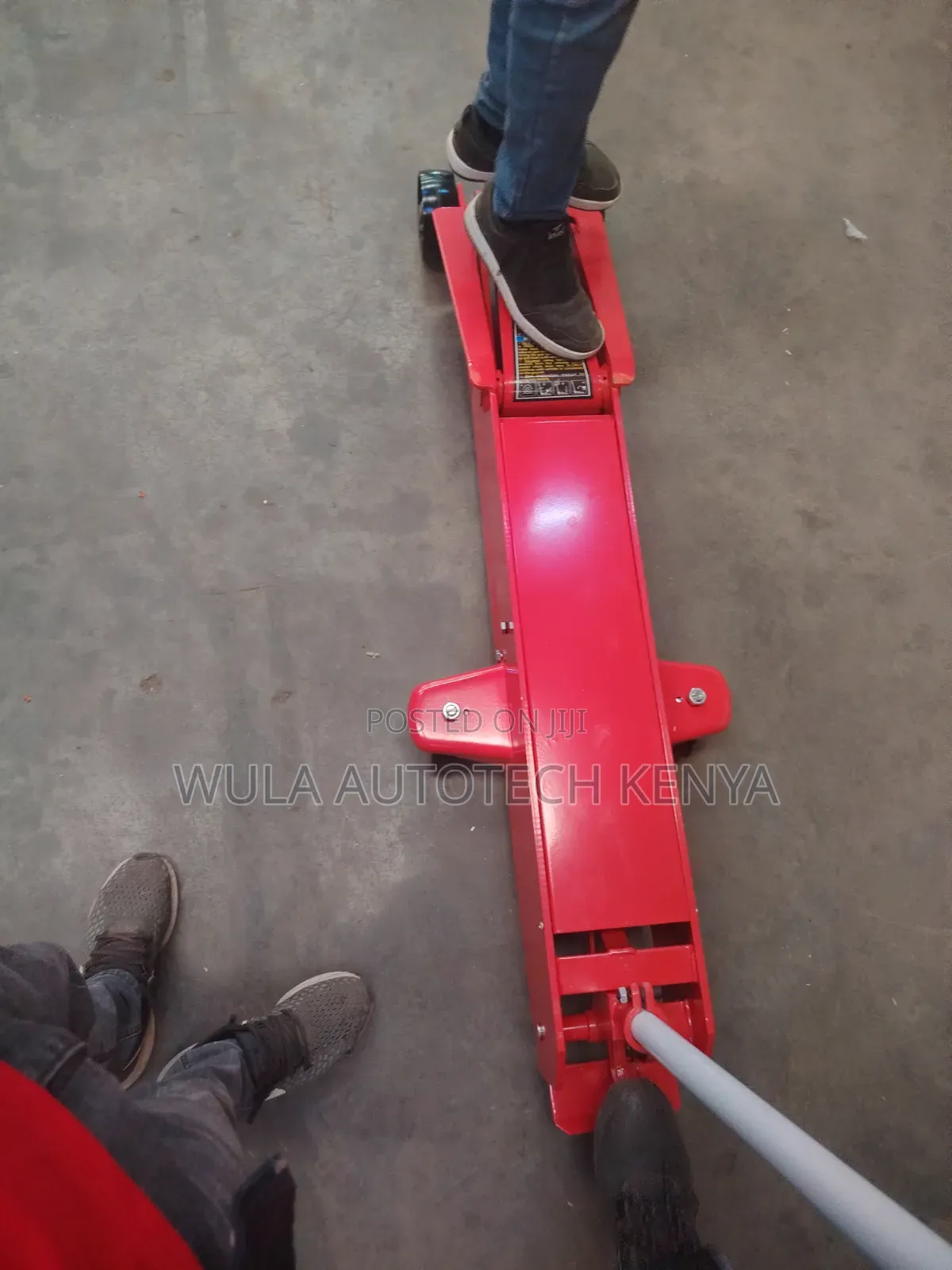 Exellent Stability and Durability Heavy Duty 10tns Trolley Jack Wula