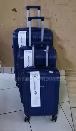 Navy Blue Size 2 3 in 1 Suitcase Set