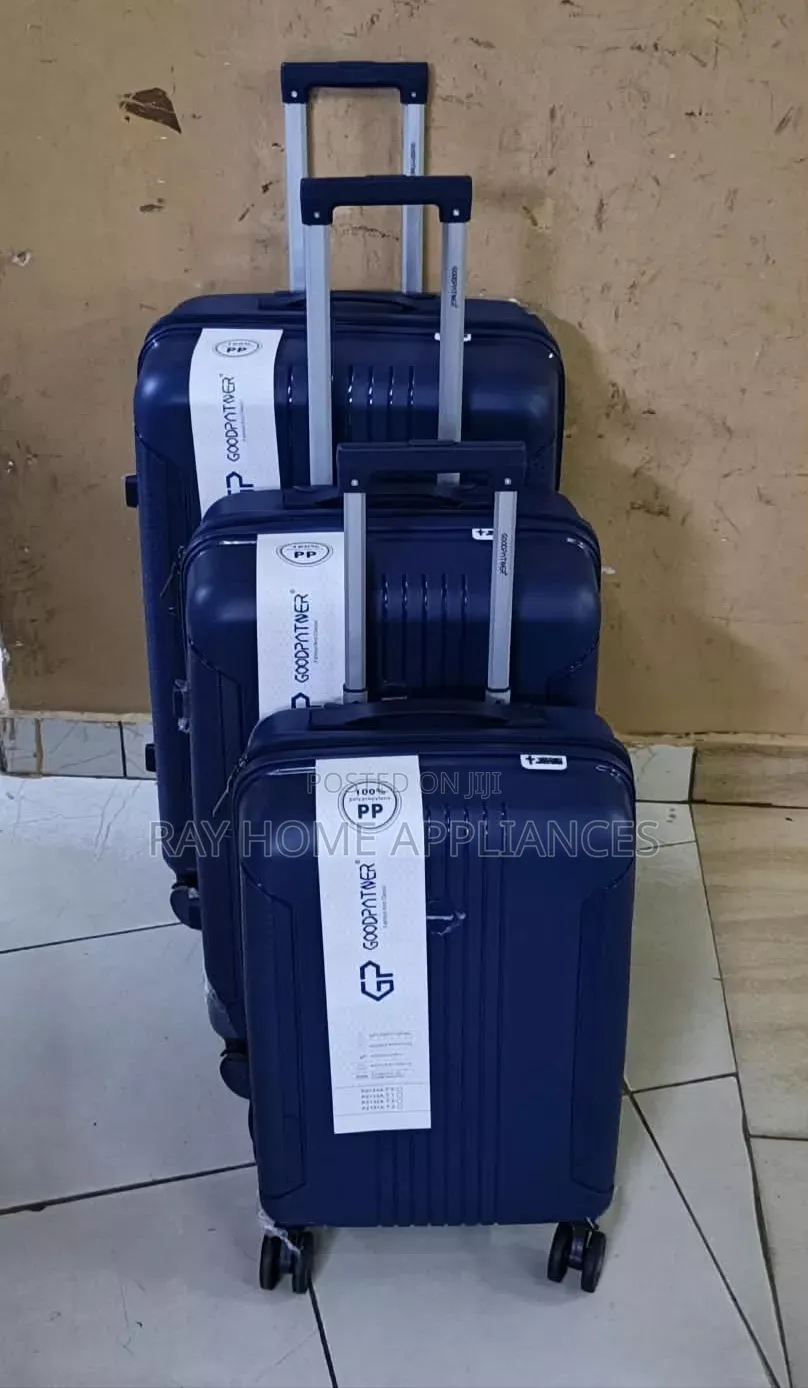Navy Blue Size 2 3 in 1 Suitcase Set