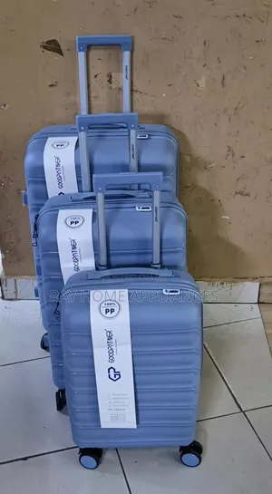 Size 4 Unbreakable PP Suitcase Set
