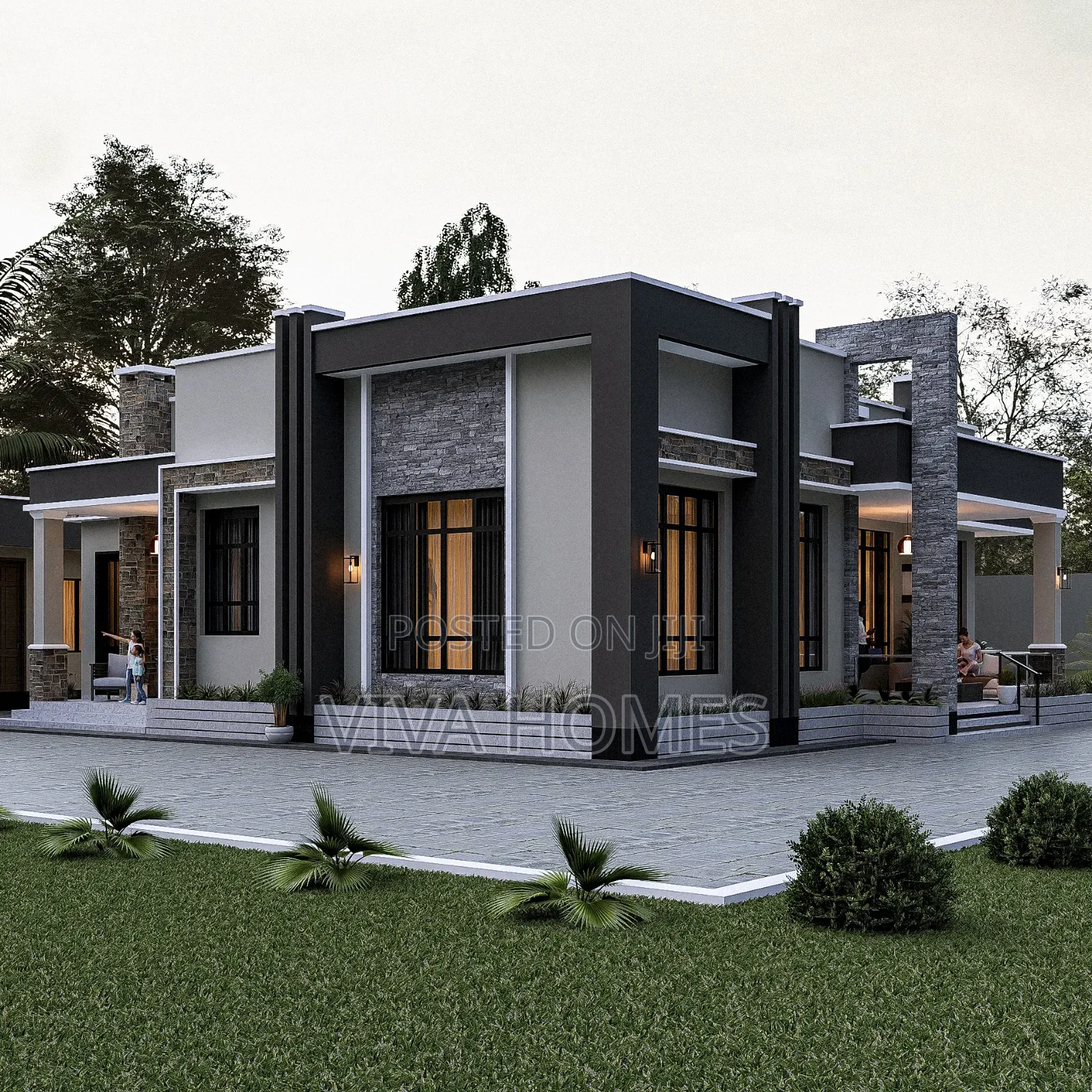 Looking to Build a Stylish 4-Bedroom Bungalow?