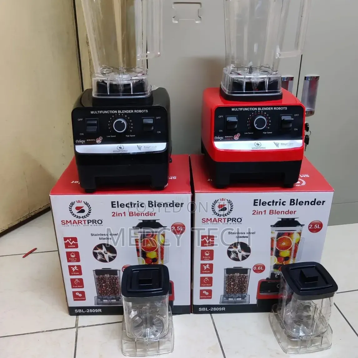 Smartpro Commercial Blender 2in1 With 2.5L Jug