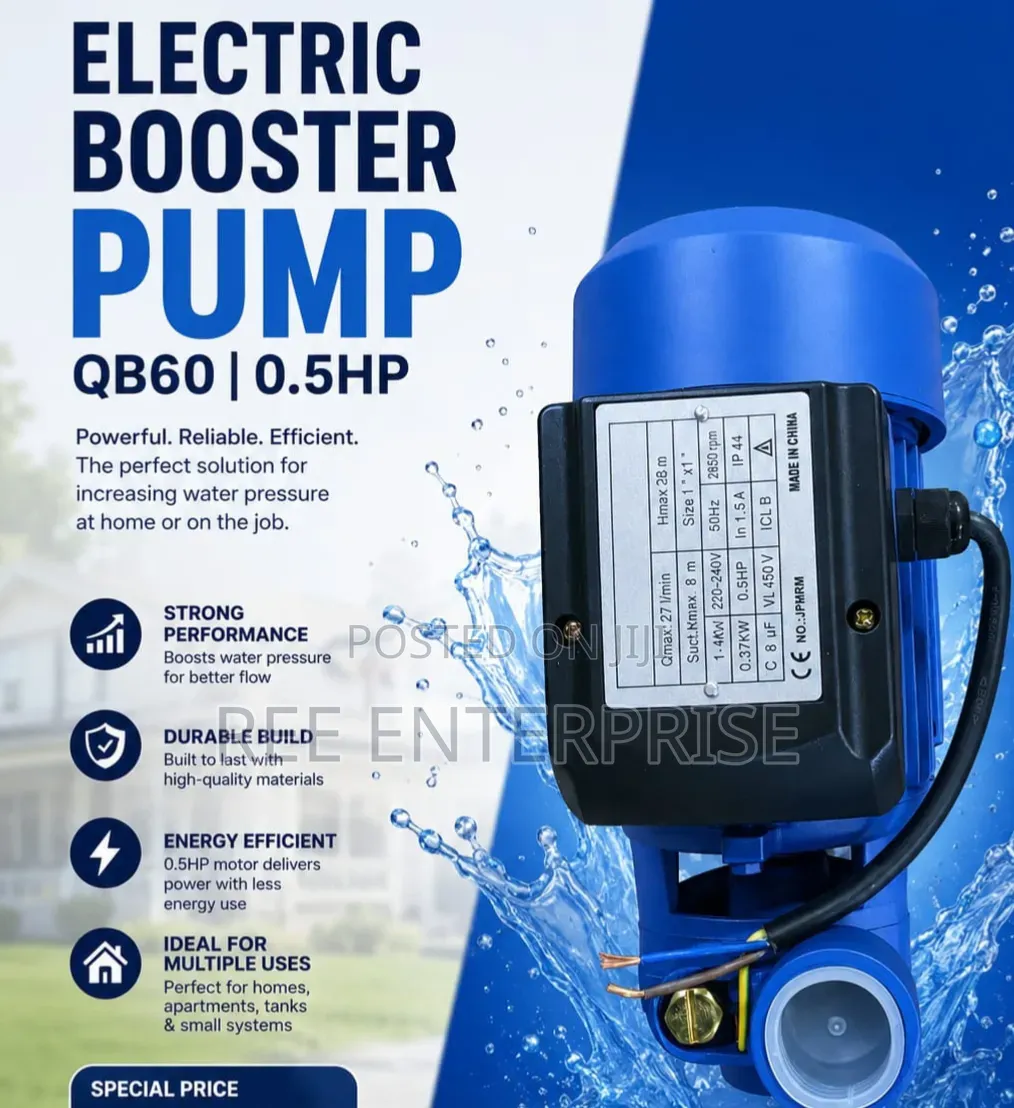 Strong Performance Electric Booster Pump