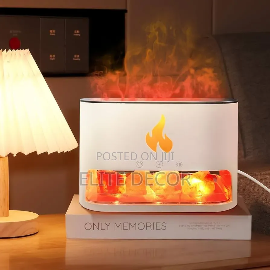 10W Salt Stone Fireplace Aroma Diffuser & Humidifier – 250ml