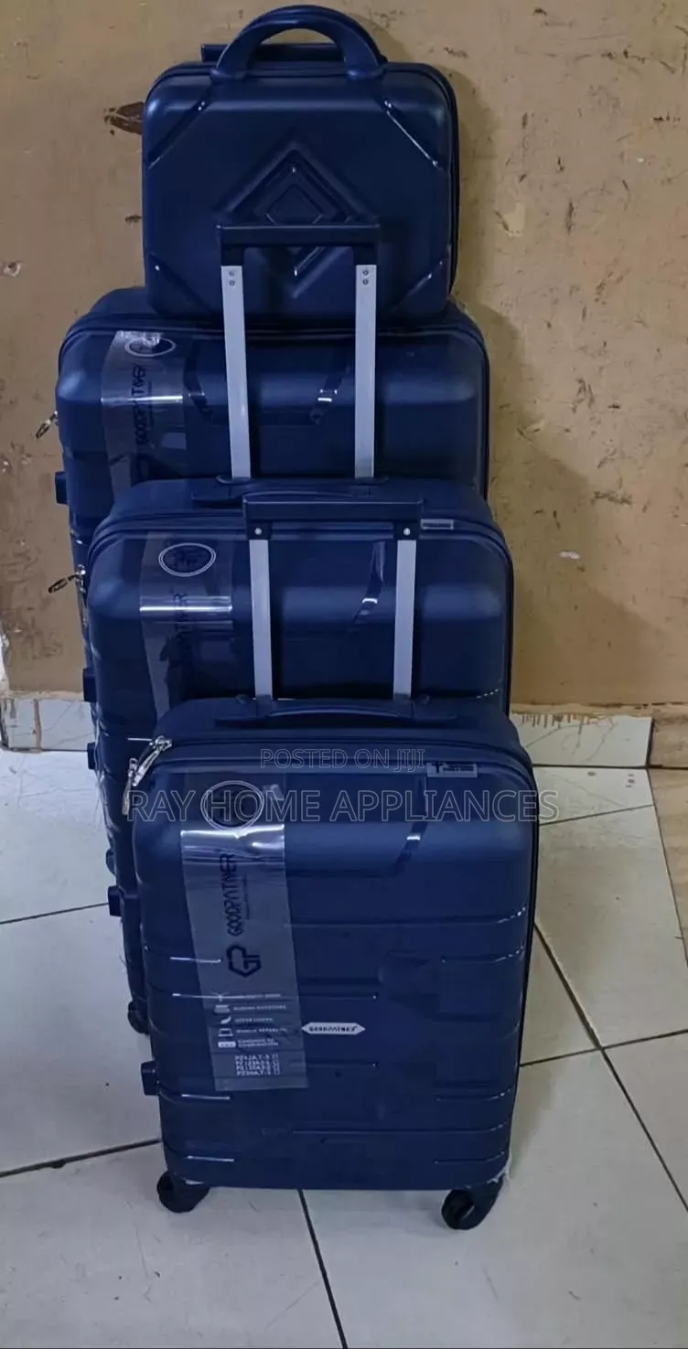 Navy Blue Size 2 Luxurious Suitcase Set 4 in 1