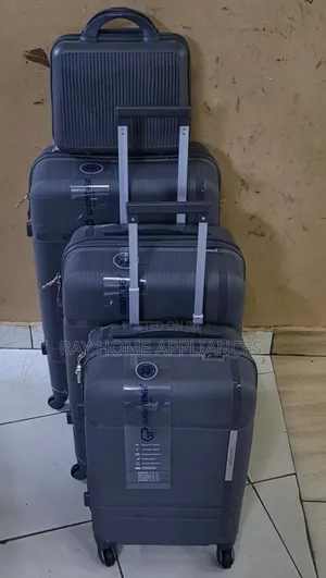 Grey Unbreakable Suitcase 4 in 1 Set