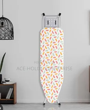 Imported Metallic Foldable Ironing Boards With Patterned Fabric Covers